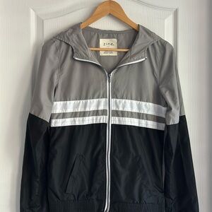 Zine Olivia Gray and Black Jacket